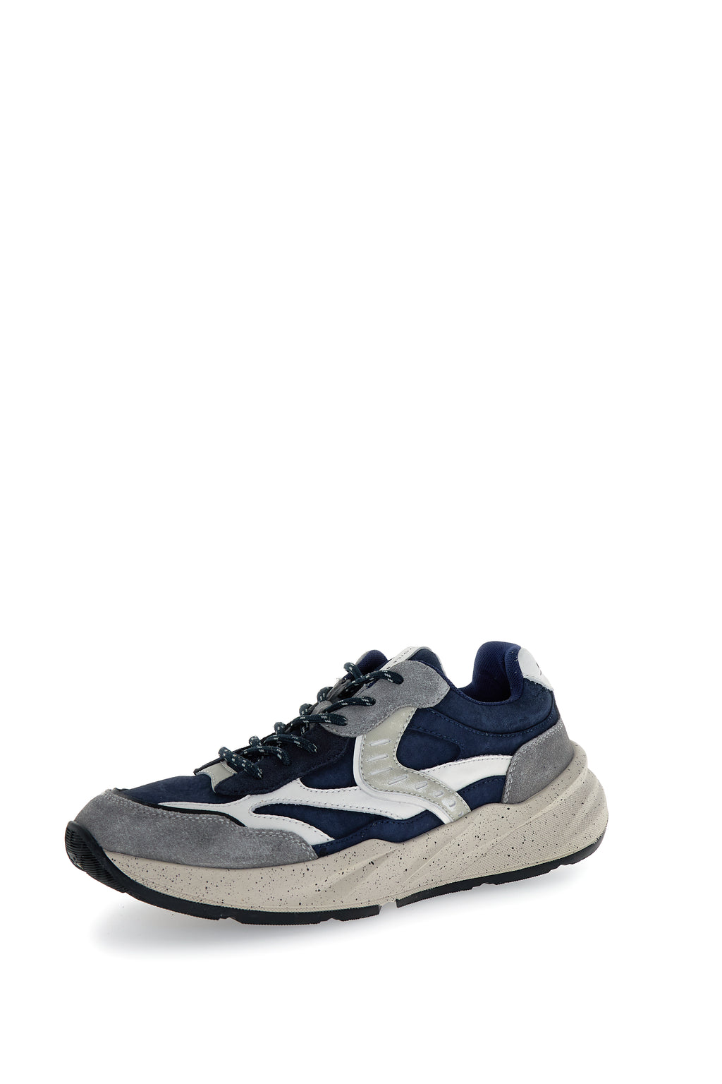 VOILE BLANCHE | SNEAKERS | HOMBRE | CLUB22. WASHED LEATHER LEATHERD-BLUE | AZUL