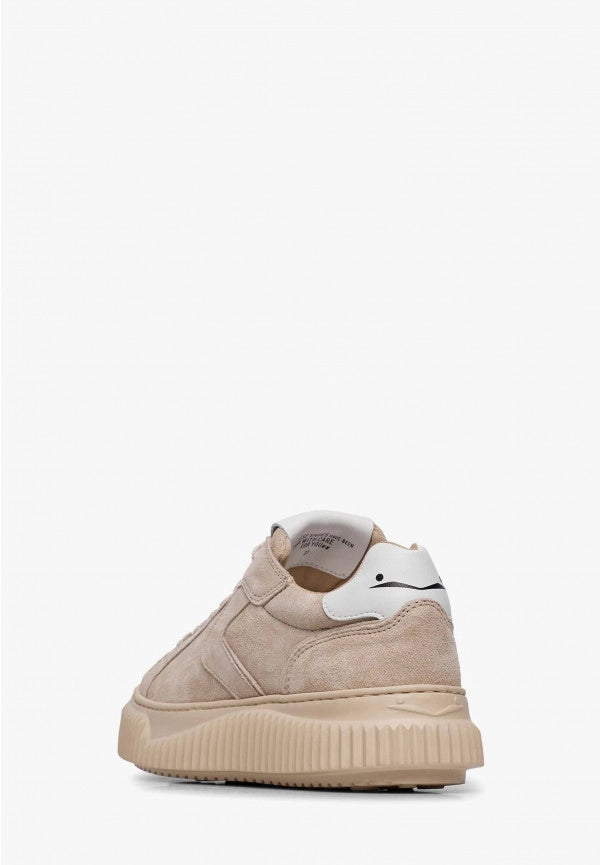 VOILE BLANCHE | SNEAKERS | MUJER | LIPARI SUEDE LIGHT BEIGE-OFF WHITE | BEIGE