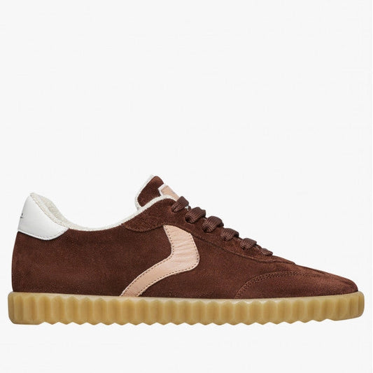 VOILE BLANCHE | SNEAKERS | MUJER | INES SUEDE TIMBER-BROWN-ROMANTIC ROSE | MARRÓN