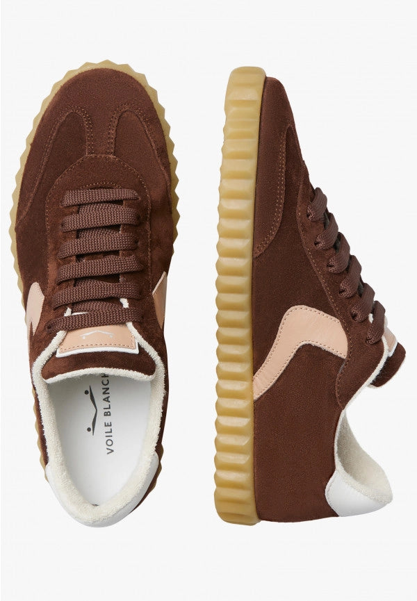 VOILE BLANCHE | SNEAKERS | MUJER | INES SUEDE TIMBER-BROWN-ROMANTIC ROSE | MARRÓN