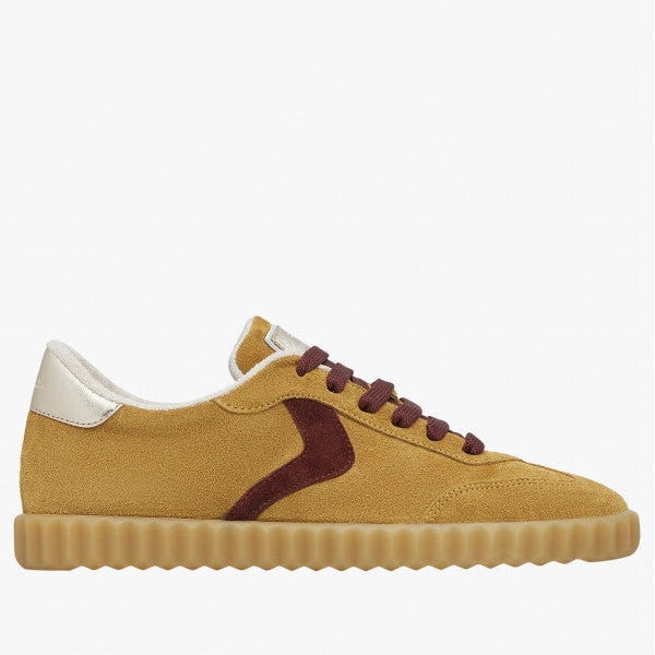 VOILE BLANCHE | SNEAKERS | MUJER | INES SUEDE MUSTARD-TIMBER BROWM | AMARILLO