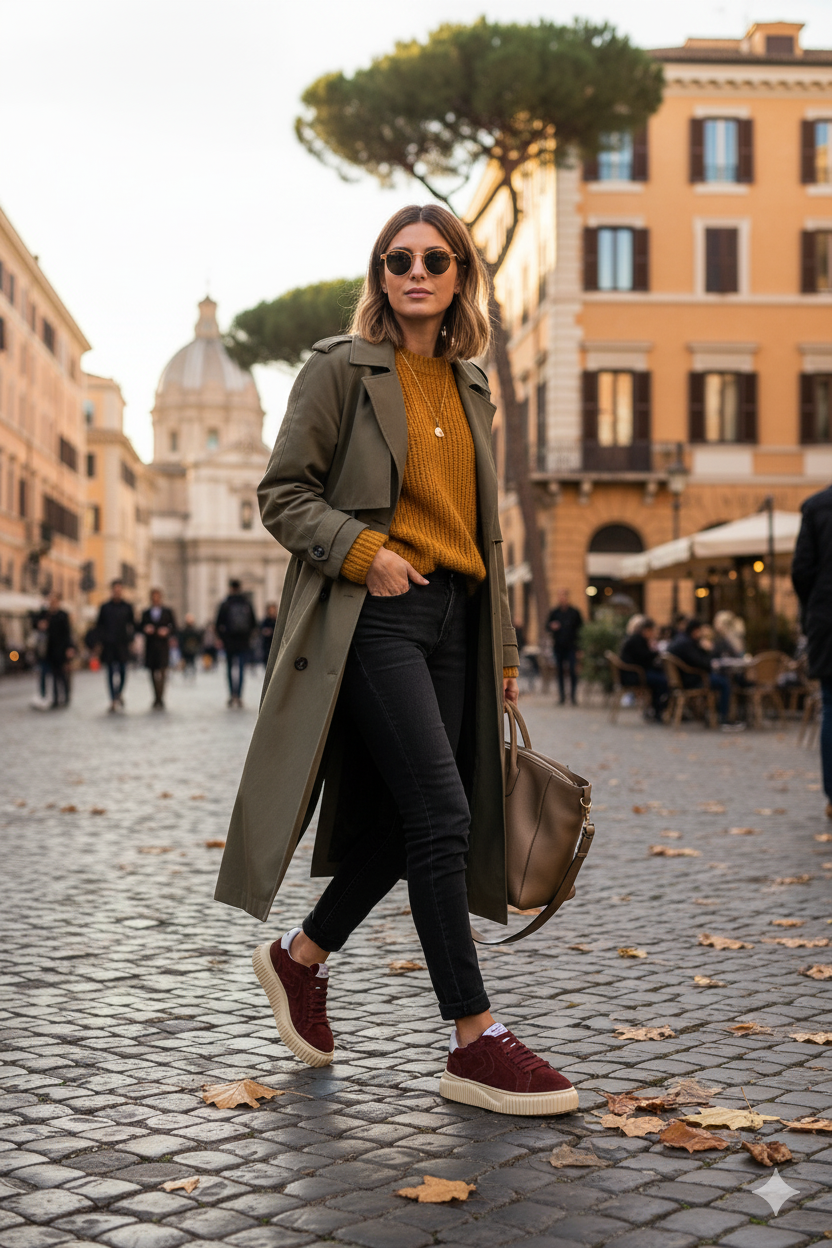 VOILE BLANCHE | SNEAKERS | MUJER | LIPARI SUEDE TIMBER BROWN | MARRÓN