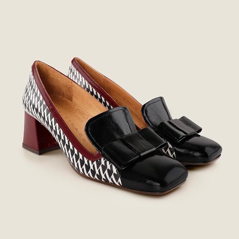 CHIE MIHARA | ZAPATOS DE VESTIR MUJER | VYLANO SUCRE NEGRO | ROJO