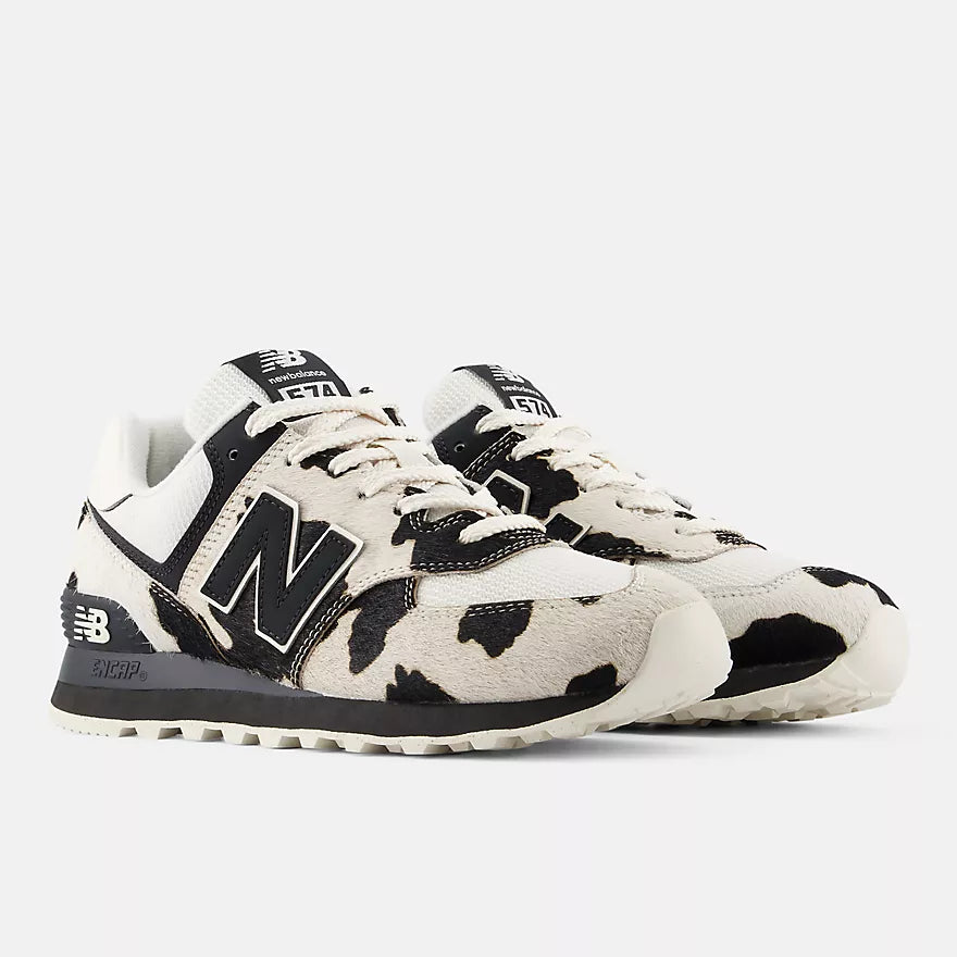 NEW BALANCE | SNEAKERS | MUJER | 574 NEGRO | ANIMAL PRINT
