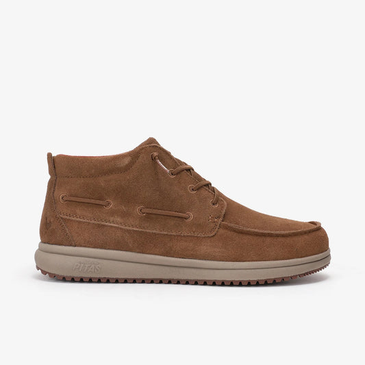PITAS | BOTINES | HOMBRE | TIMOR SUEDE CAMEL | MARRÓN
