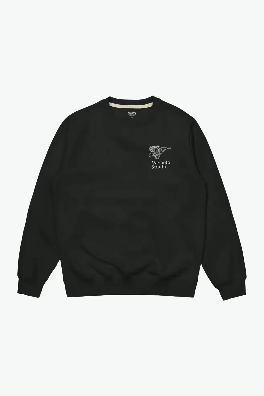 WEMOTO | SUDADERA | HOMBRE | PASTA CLUB CREW BLACK | NEGRO