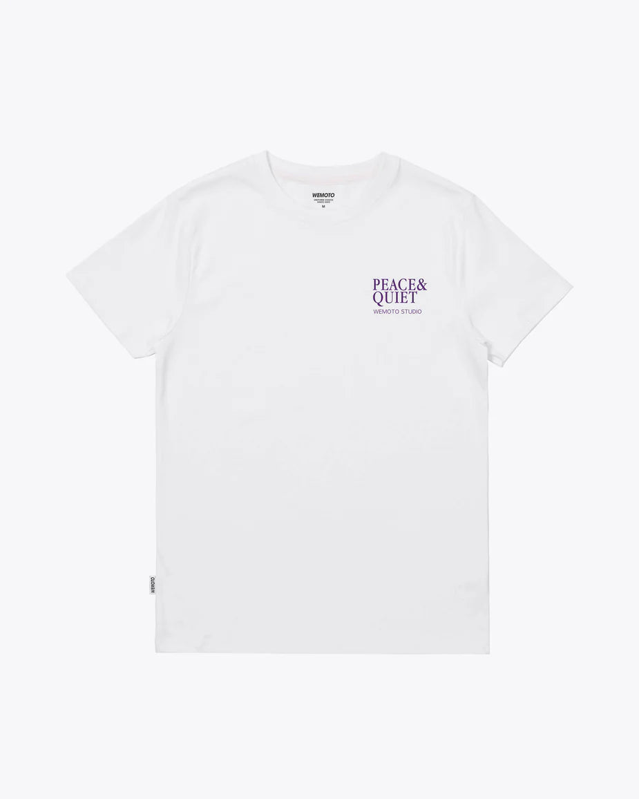 WEMOTO | MEN'S T-SHIRTS | BED TEE WHITE | WHITE