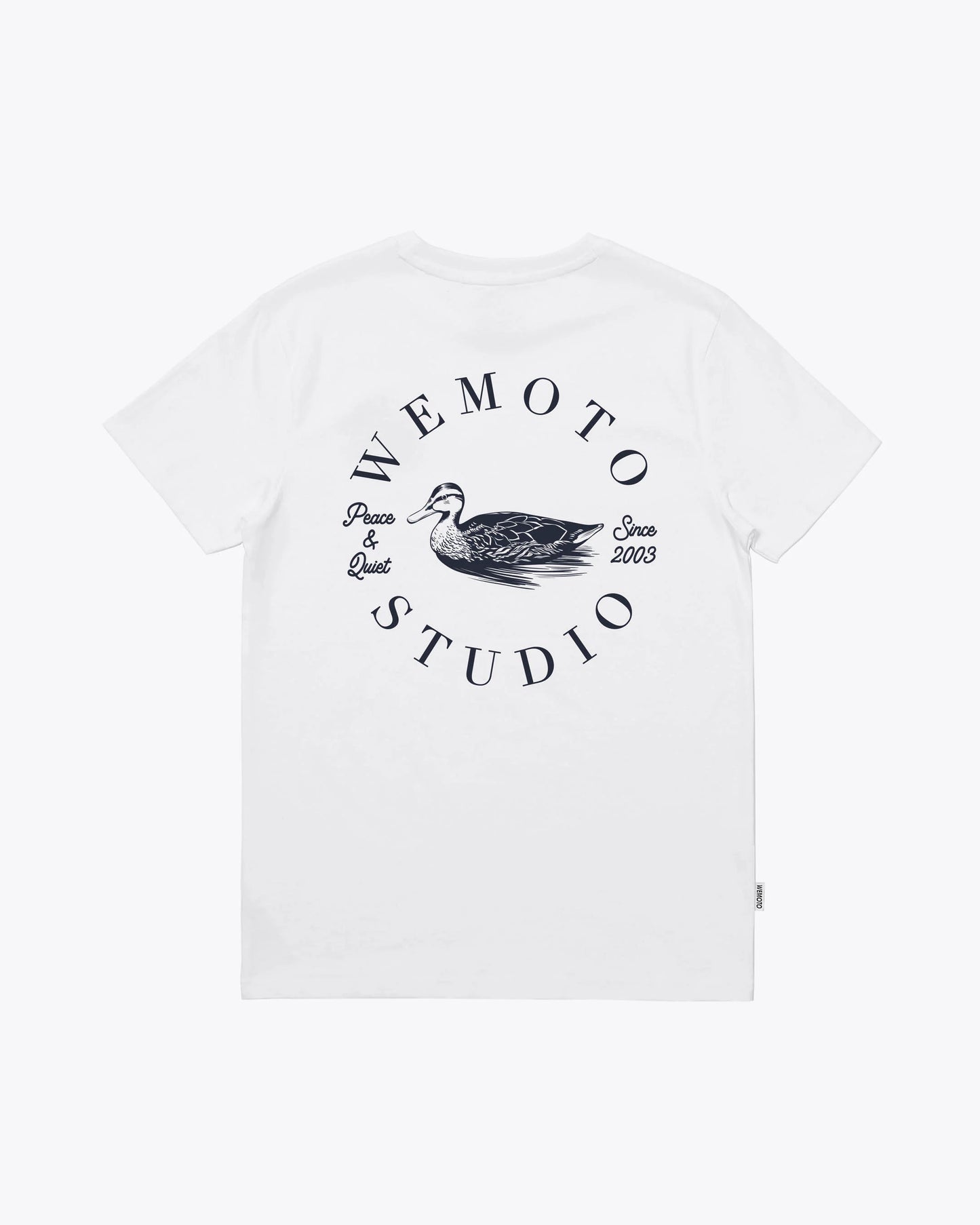 WEMOTO | MEN'S T-SHIRTS | DUCK TEE WHITE | WHITE