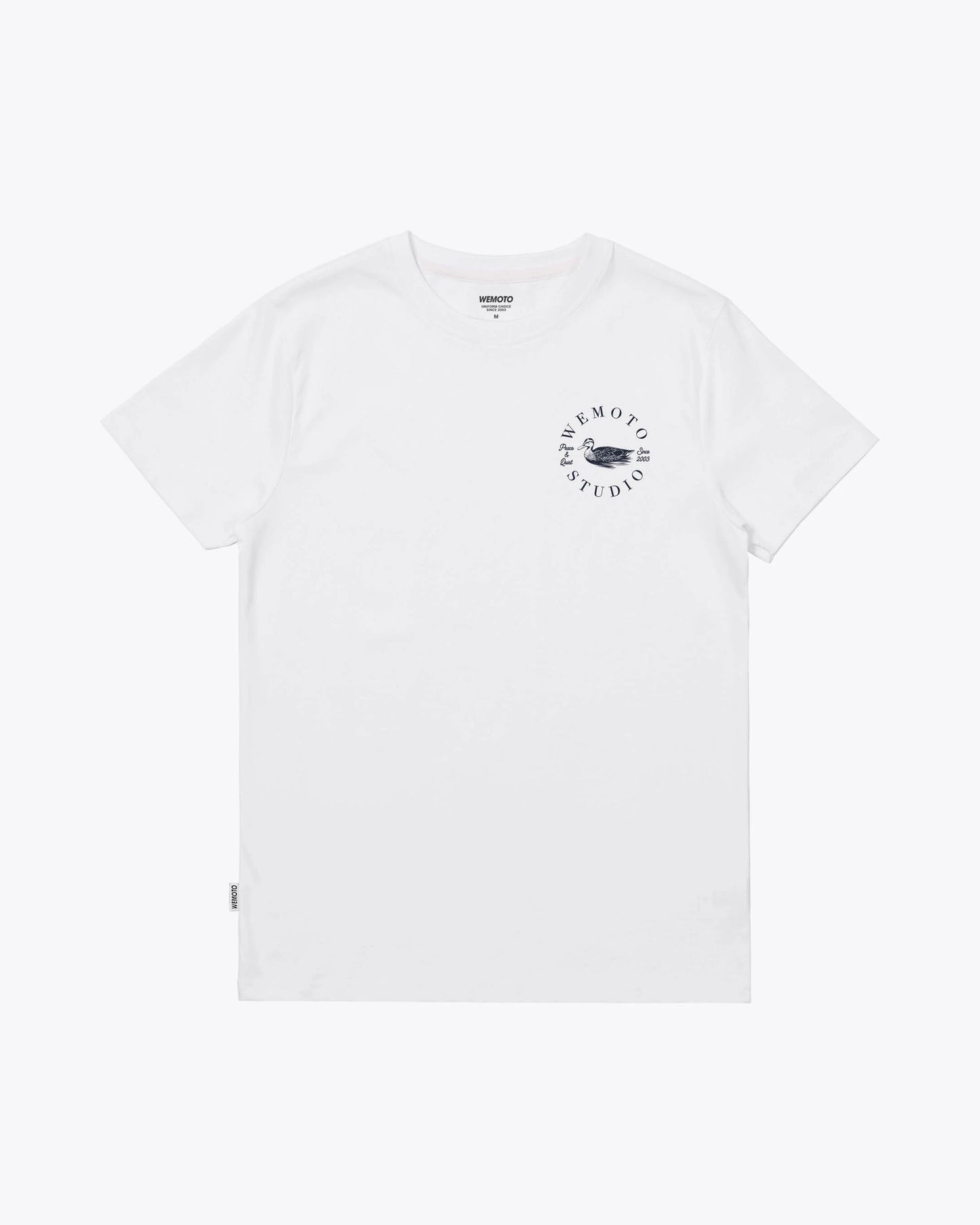 WEMOTO | CAMISETAS HOMBRE | DUCK TEE WHITE | BLANCO