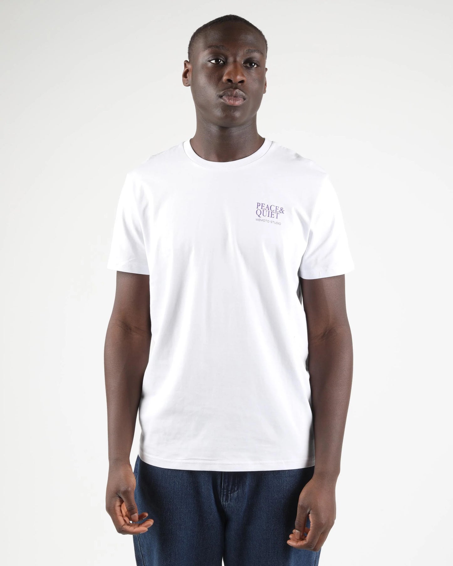 WEMOTO | CAMISETAS HOMBRE | BED TEE WHITE | BLANCO