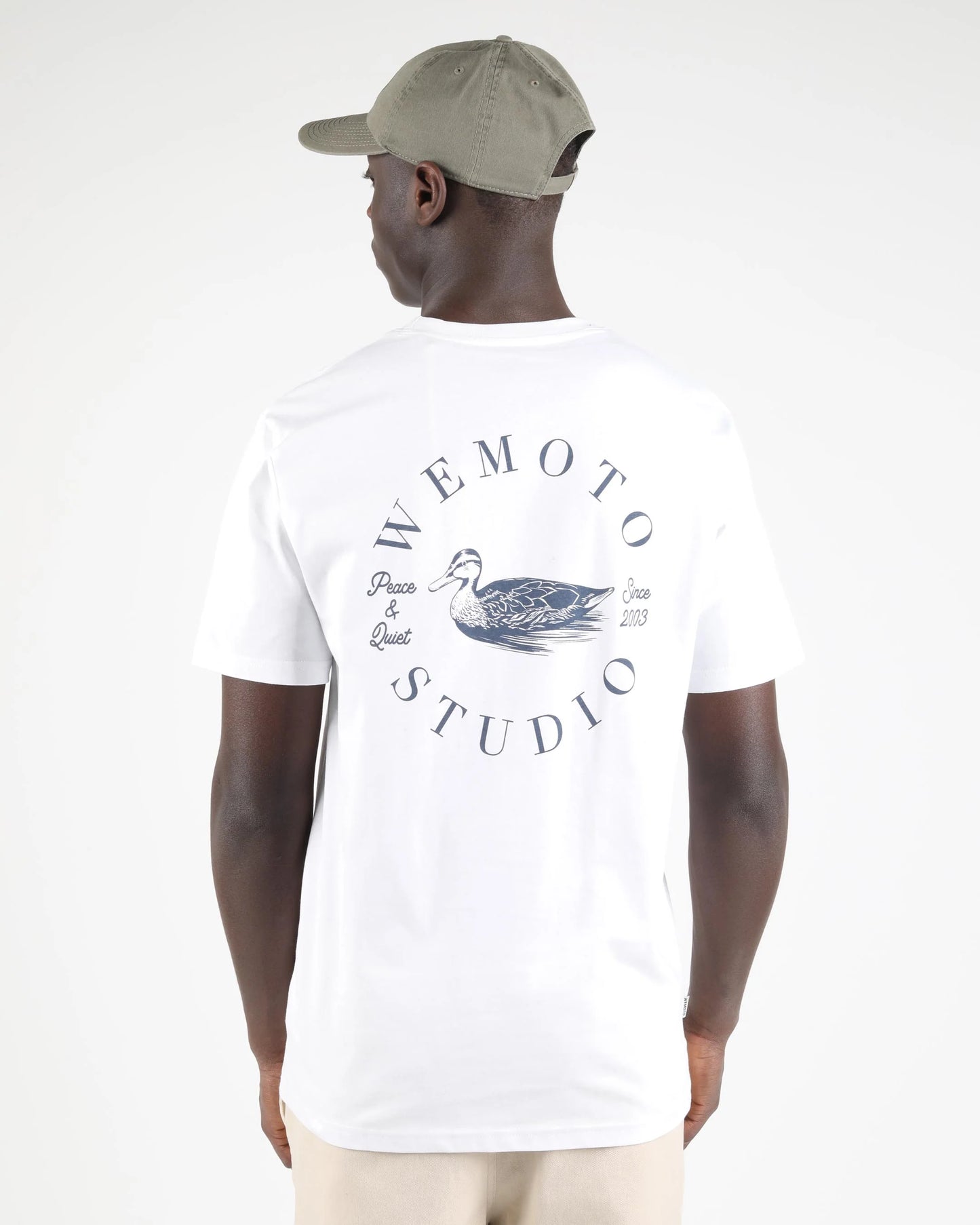 WEMOTO | CAMISETAS HOMBRE | DUCK TEE WHITE | BLANCO