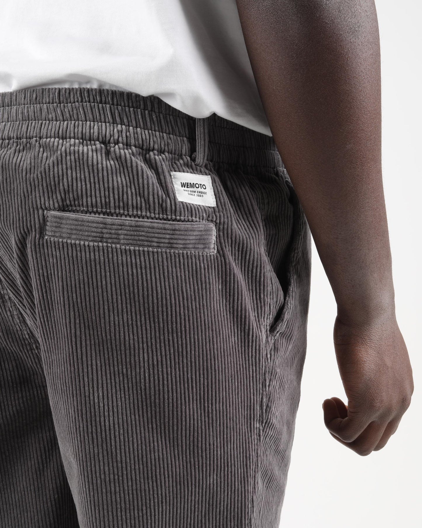 WEMOTO | MEN'S PANTS | NEAL CORD CHARCOAL | GREY