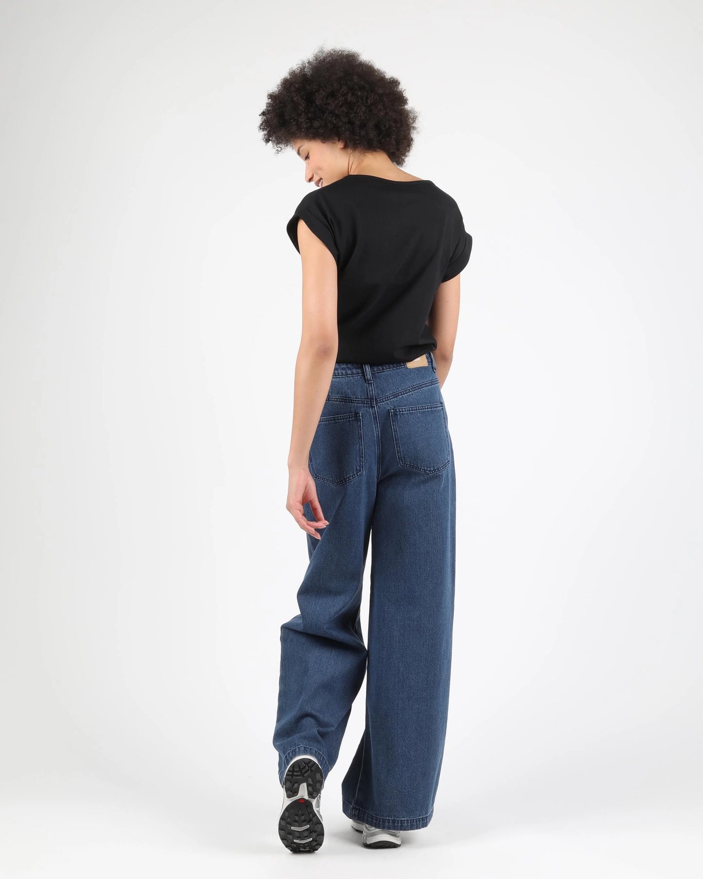 WEMOTO | PANTALONS DONA | STEF DENIM DARK DENIM | BLAU