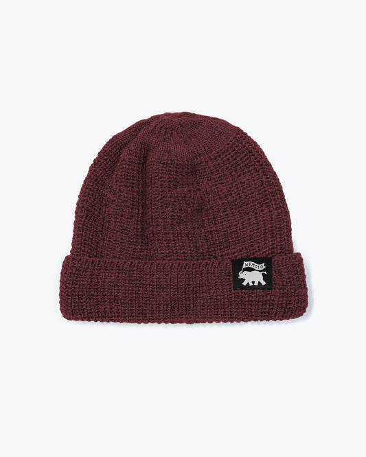 Gorras de la marca Wemoto Unisex modelo Beluga en color Wool Fisherman Beanie (Burdeos)