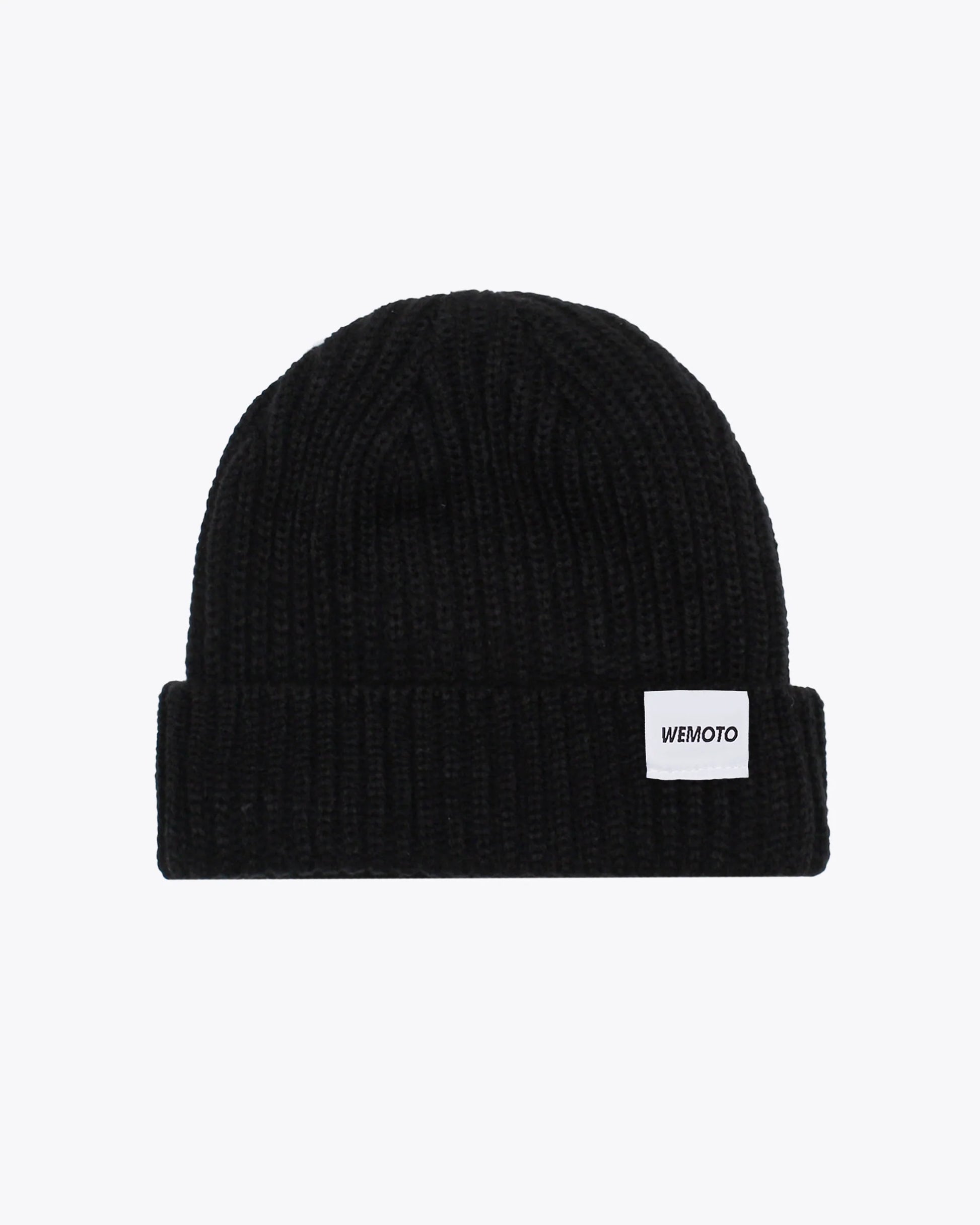 Gorras de la marca Wemoto Unisex modelo Alfie en color Ribbed Knit Beanie (Negro)