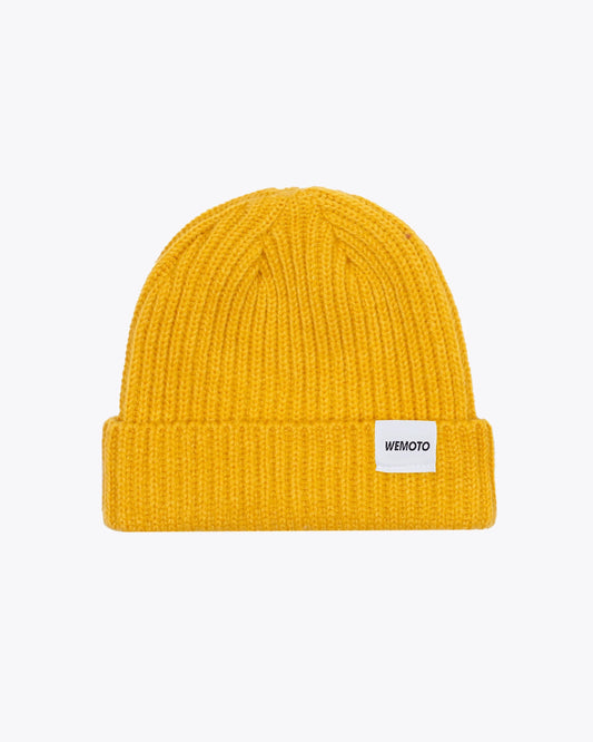 Gorras de la marca Wemoto Unisex modelo Alfie en color Ribbed Knit Beanie (Amarillo)