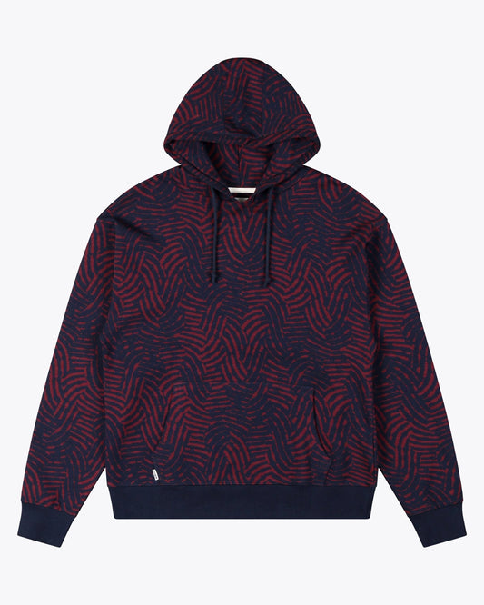 Camisetas de la marca Wemoto Unisex modelo Patel en color Navy Blue-Burgundy (Azul)