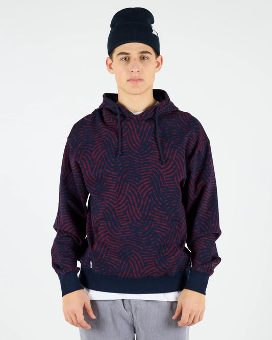 Camisetas de la marca Wemoto Unisex modelo Patel en color Navy Blue-Burgundy (Azul)