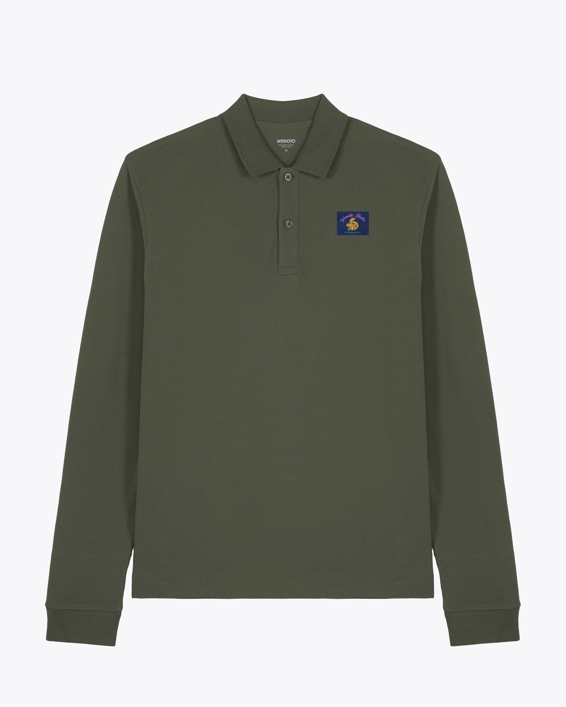 Camisetas de la marca Wemoto Unisex modelo Parklife Ls Polo en color Olive (Verde)