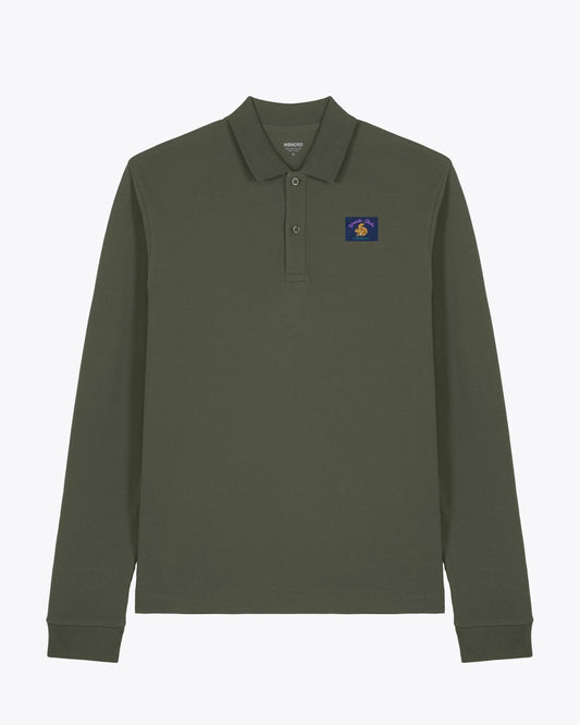 Camisetas de la marca Wemoto Unisex modelo Parklife Ls Polo en color Olive (Verde)