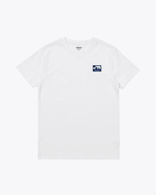 Camisetas de la marca Wemoto Unisex modelo Ice Label Tee en color White (Blanco)