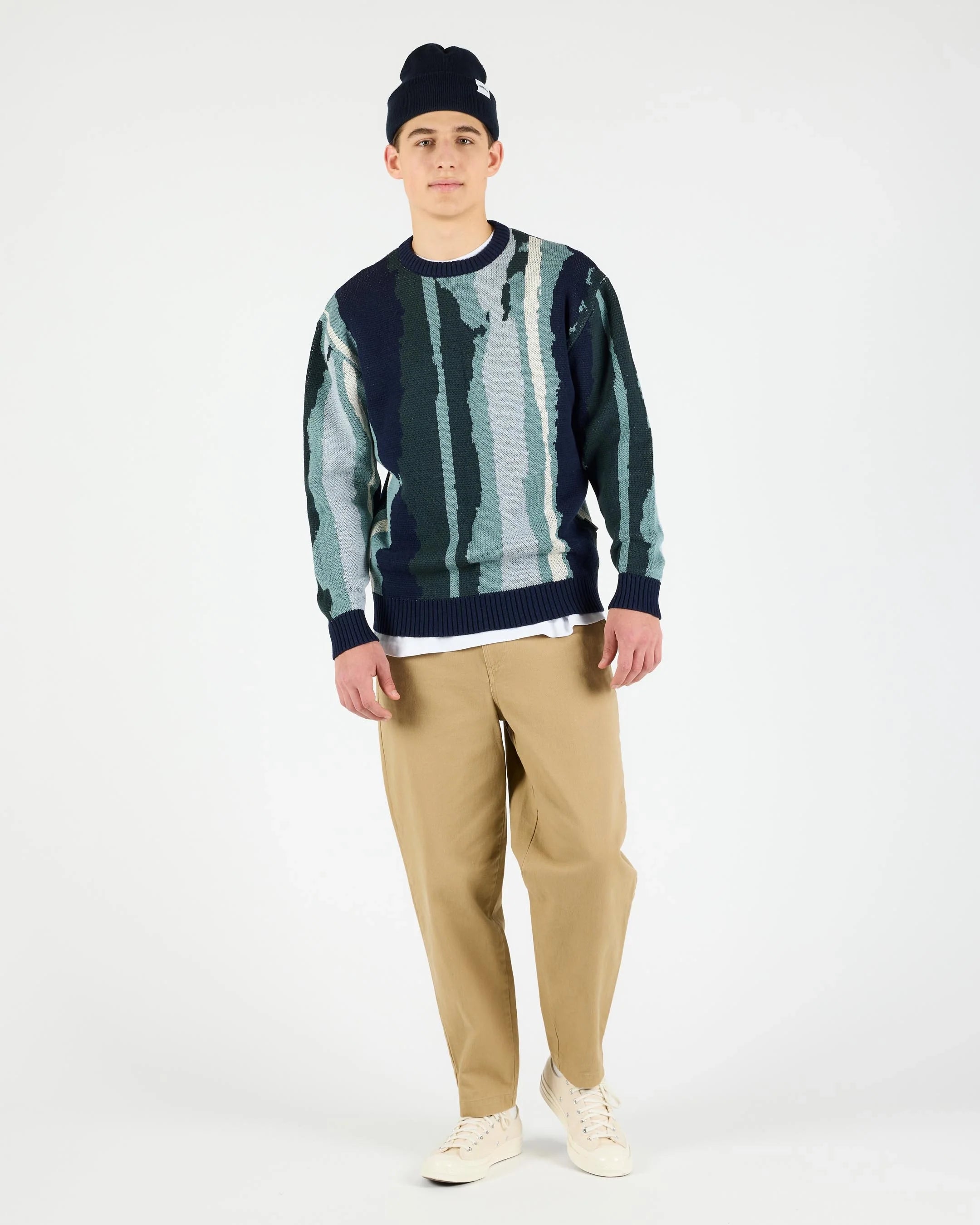 Jerseys de la marca Wemoto Unisex modelo Johnson en color Navy Blue-Dark Green (Azul)