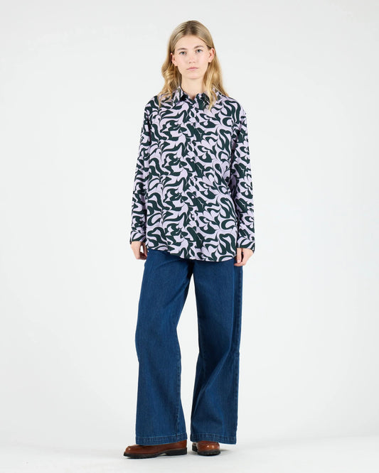 Faldas de la marca Wemoto para Mujer modelo Bonnie en color Green-Lavender (Verde)