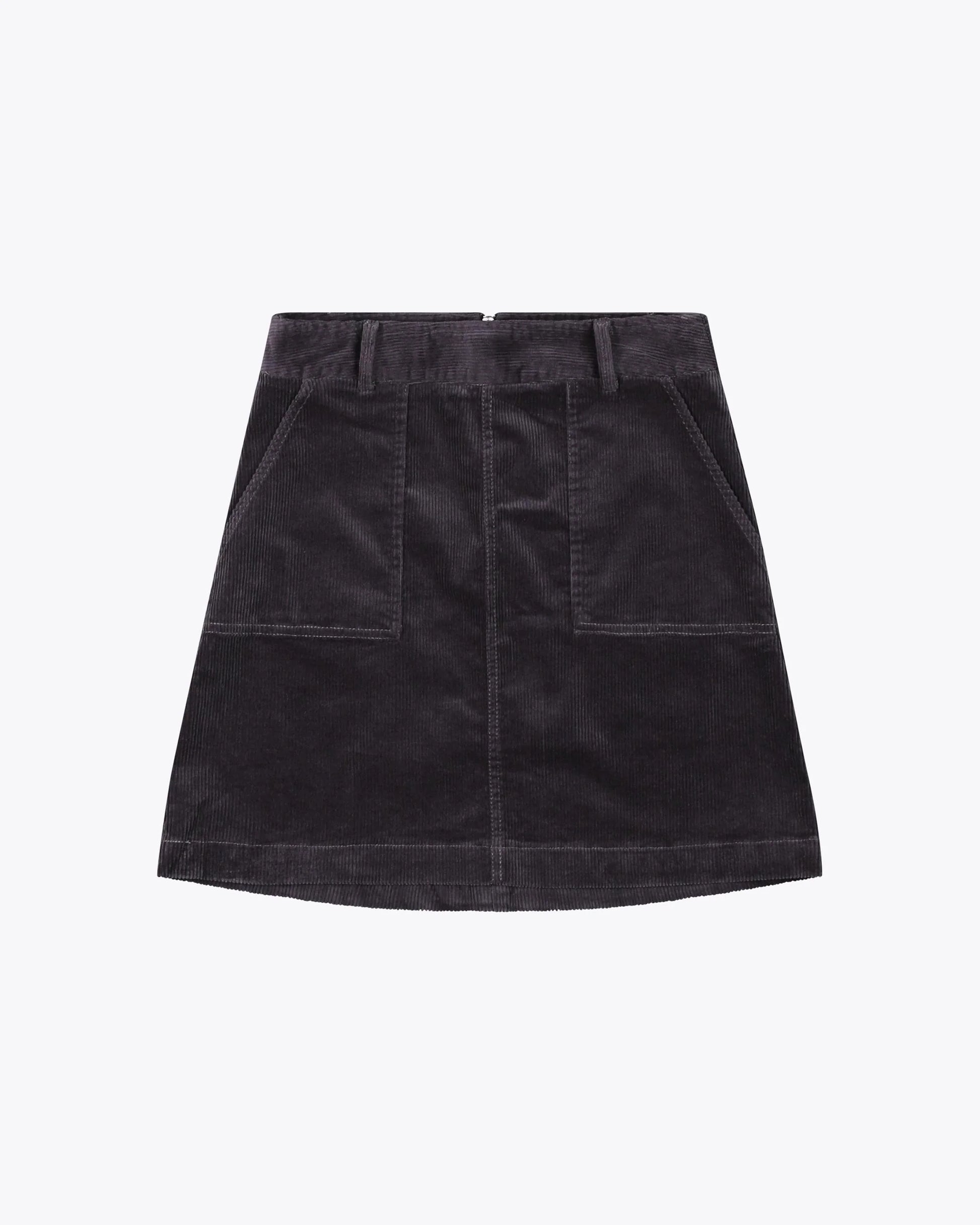 Faldas de la marca Wemoto para Mujer modelo Ella Cord en color Dark Grey (Gris)