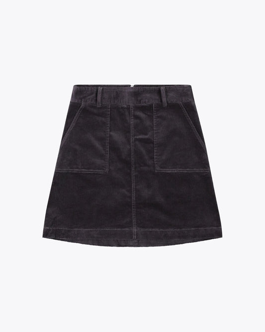 Faldas de la marca Wemoto para Mujer modelo Ella Cord en color Dark Grey (Gris)