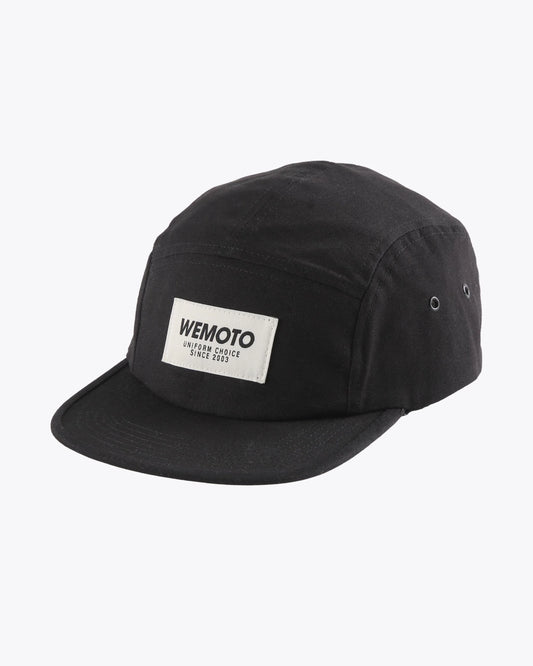 Gorras de la marca Wemoto Unisex modelo Avant Label Cap en color Cotton Canvas 5-Panel Cap (Negro)