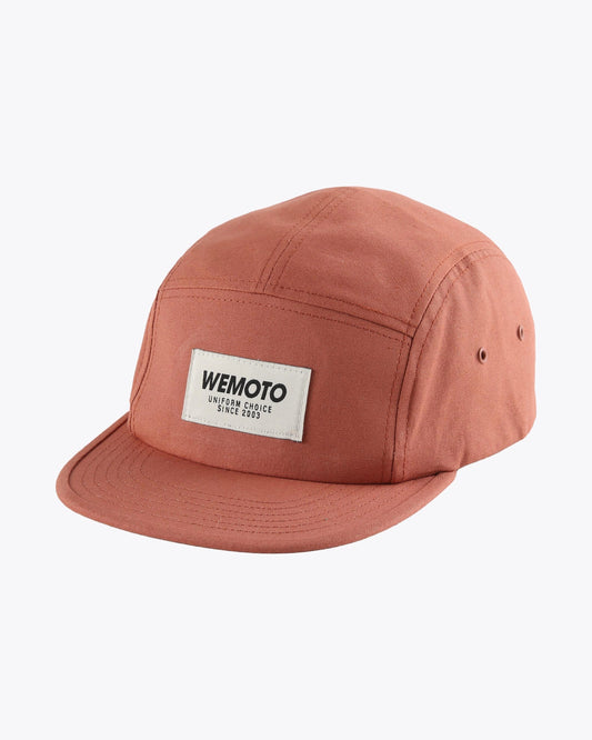 Gorras de la marca Wemoto Unisex modelo Avant Label Cap en color Cotton Canvas 5-Panel Cap (Marrón)