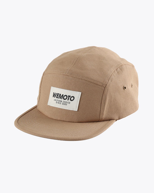 Gorras de la marca Wemoto Unisex modelo Avant Label Cap en color Cotton Canvas 5-Panel Cap (Beige)