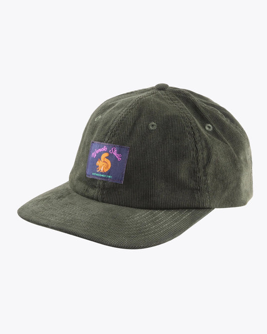 Gorras de la marca Wemoto Unisex modelo Parklife Cap en color Cotton Corduroy 6-Panel Cap (Verde)
