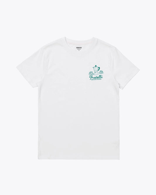Camisetas de la marca Wemoto Unisex modelo Fratelli Tee en color White (Blanco)