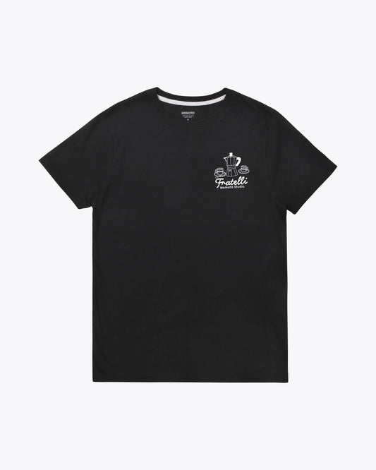 Camisetas de la marca Wemoto Unisex modelo Fratelli Tee en color Black (Negro)