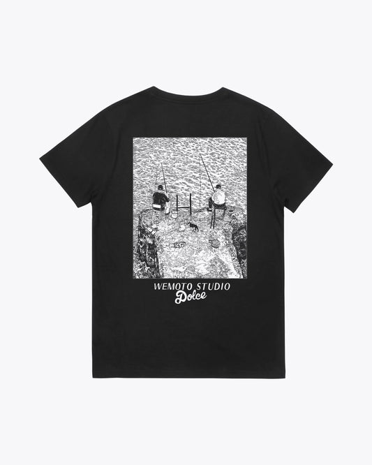 Camisetas de la marca Wemoto Unisex modelo Fratelli Tee en color Black (Negro)