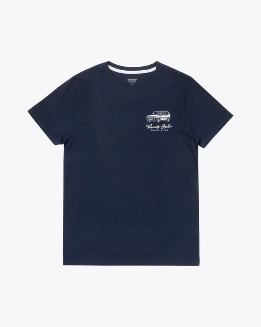 Camisetas de la marca Wemoto Unisex modelo Market Tee en color Navy Blue (Azul)