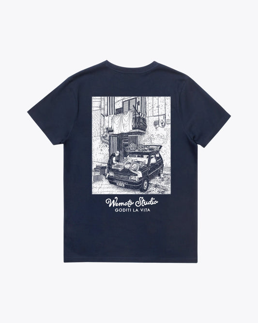 Camisetas de la marca Wemoto Unisex modelo Market Tee en color Navy Blue (Azul)