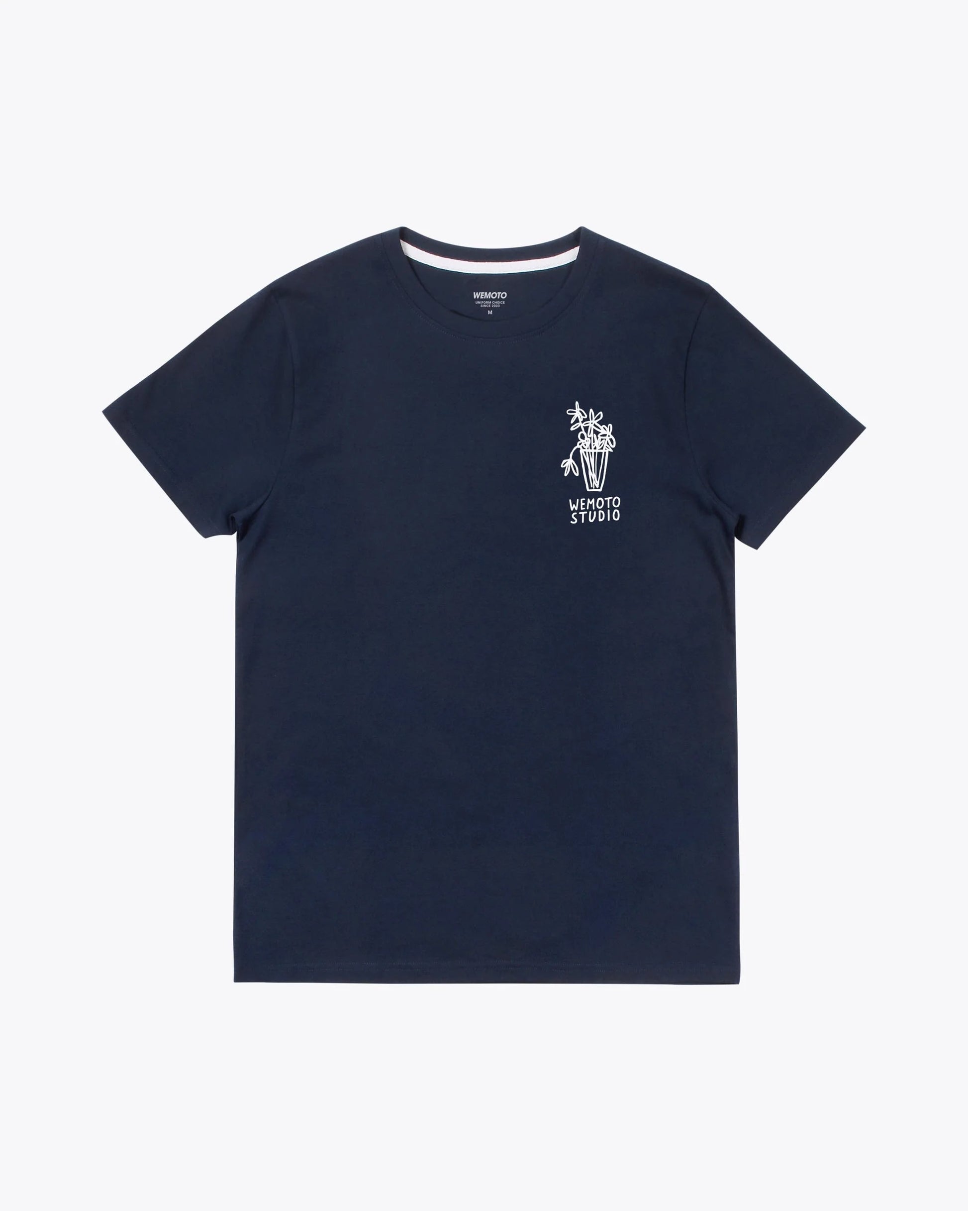 Camisetas de la marca Wemoto Unisex modelo Never Tee en color Navy Blue (Azul)
