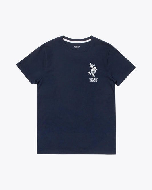Camisetas de la marca Wemoto Unisex modelo Never Tee en color Navy Blue (Azul)