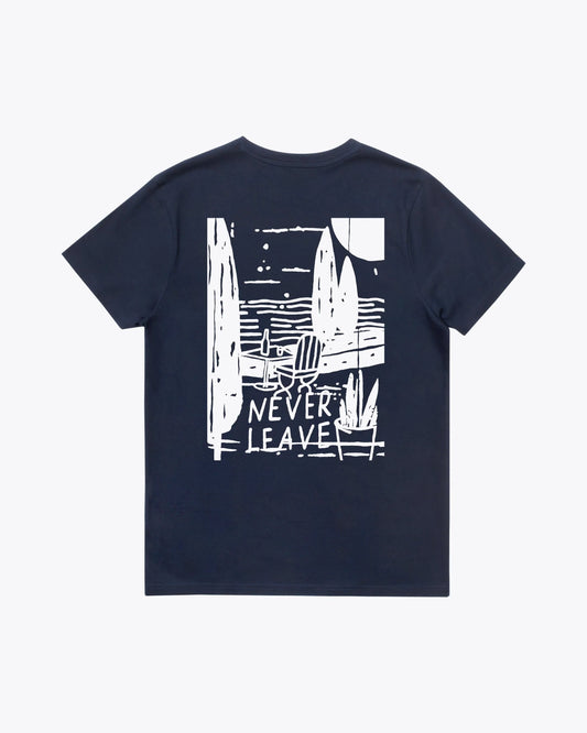 Camisetas de la marca Wemoto Unisex modelo Never Tee en color Navy Blue (Azul)