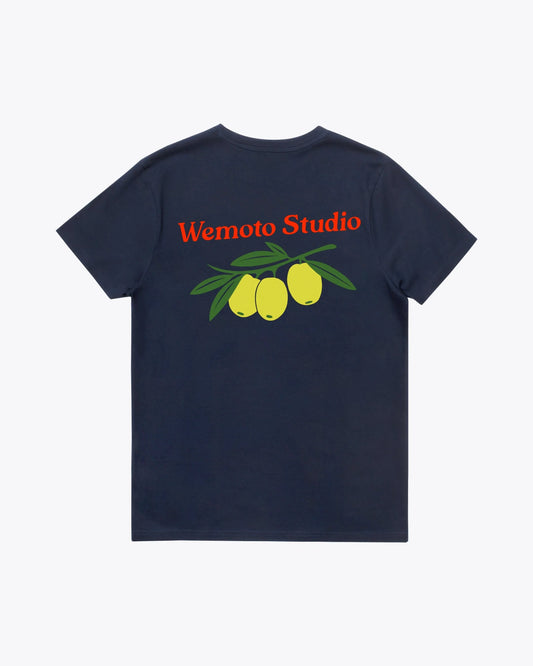 Camisetas de la marca Wemoto Unisex modelo Olives Tee en color Navy Blue (Azul)