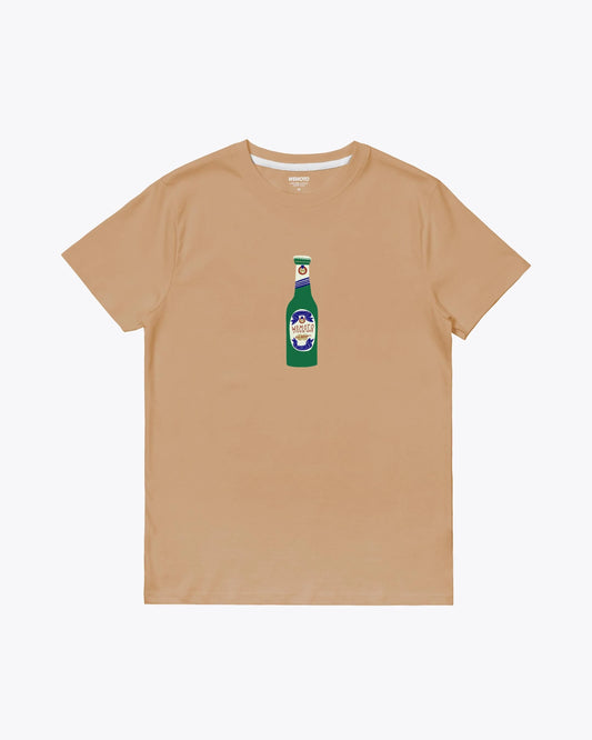 Camisetas de la marca Wemoto Unisex modelo Birra Tee en color Latte (Marrón)