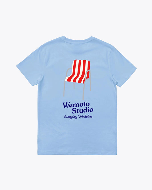 Camisetas de la marca Wemoto Unisex modelo Chill Tee en color Light Blue (Azul)