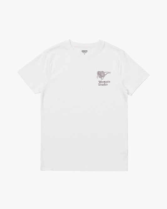 Camisetas de la marca Wemoto Unisex modelo Pasta Club Tee en color White (Blanco)
