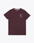 WEMOTO Camisetas de la Marca Unisex Modelo Pasta Club Tee en Color Red Brown (rojo), brązowy obuwie unisex w Tascón