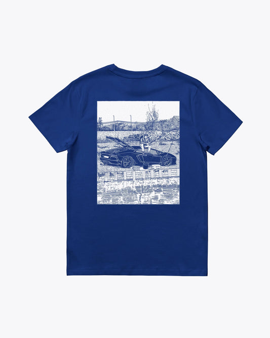 Camisetas de la marca Wemoto Unisex modelo Car Tee en color Royal Blue (Azul)