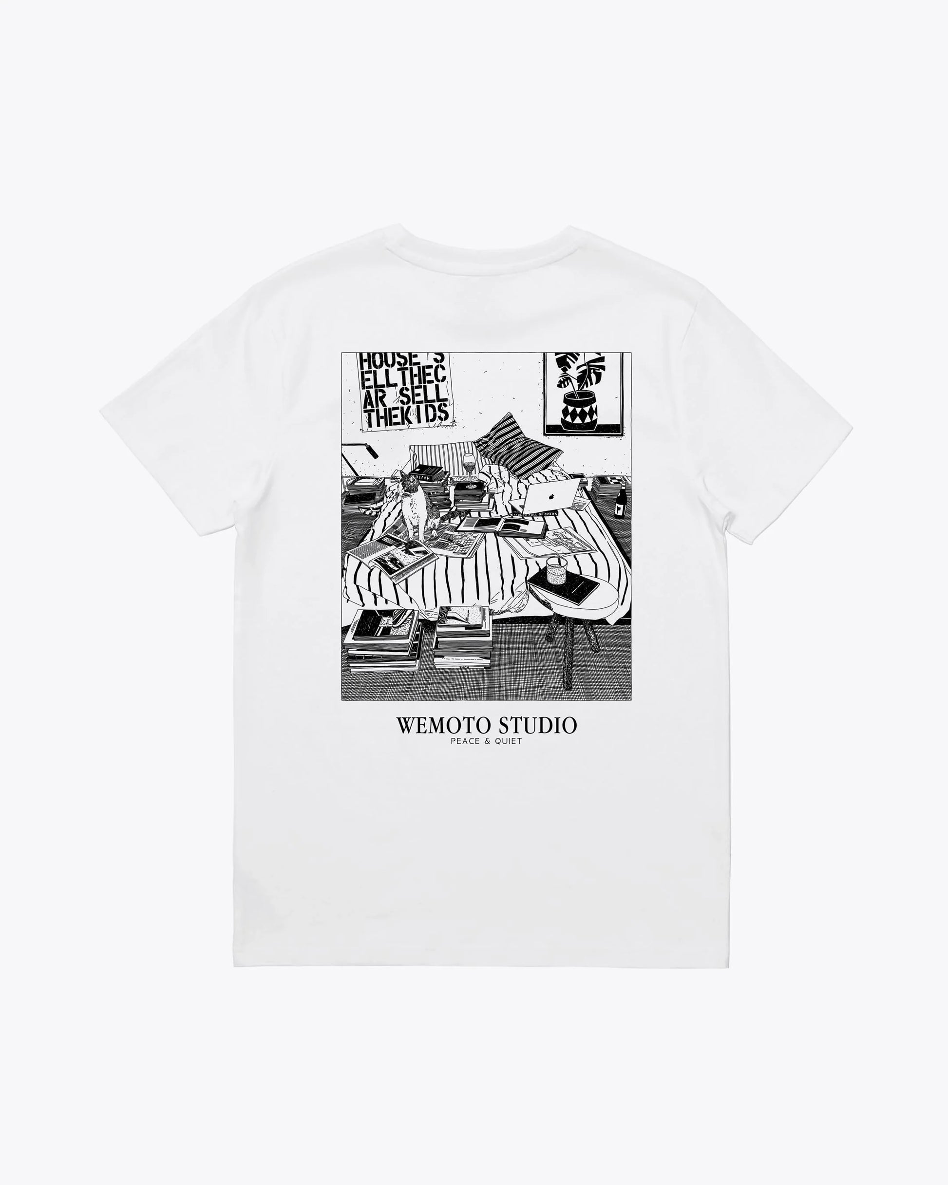 Camisetas de la marca Wemoto Unisex modelo Bed Tee en color White (Blanco)