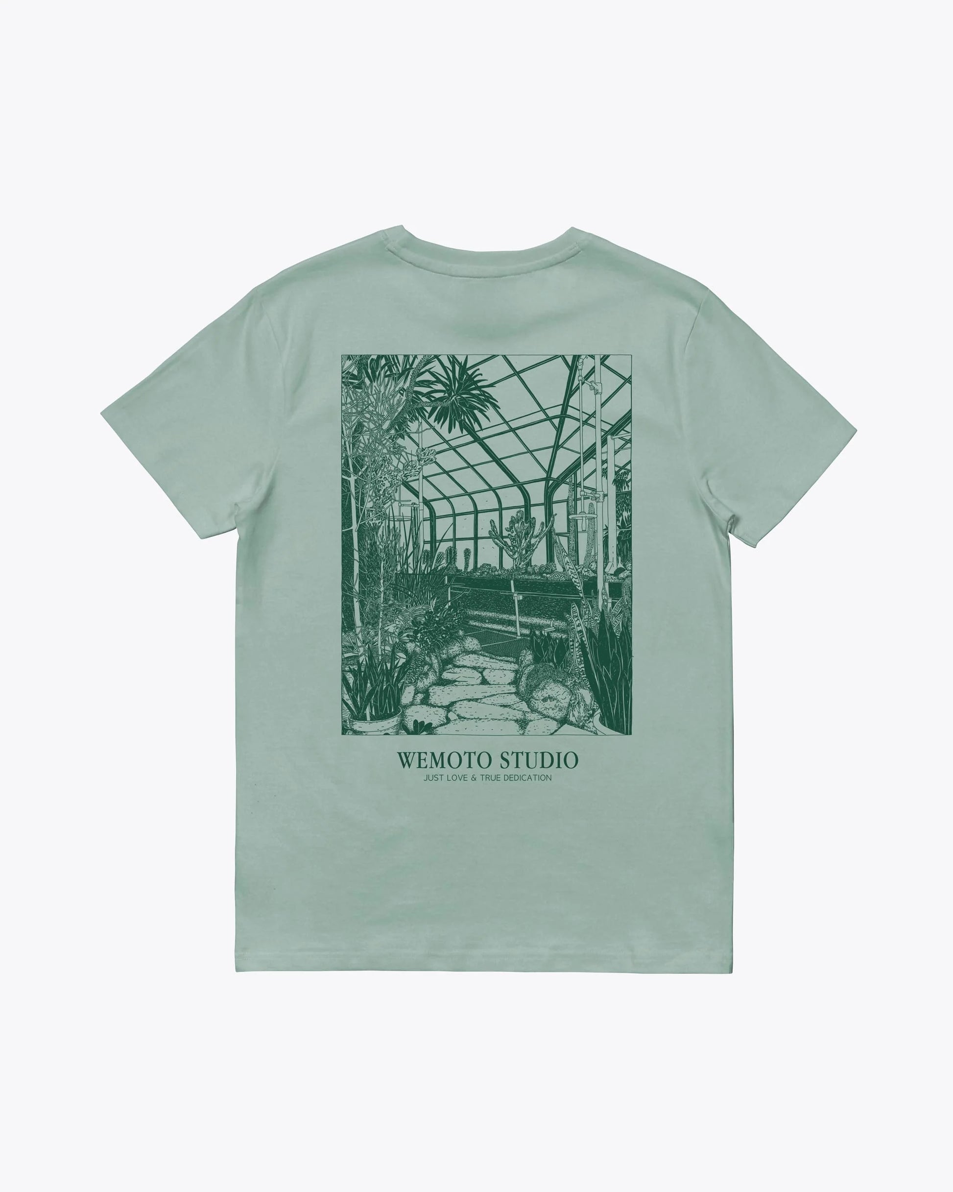 Camisetas de la marca Wemoto Unisex modelo Glasshouse Tee en color Pistacchio (Verde)