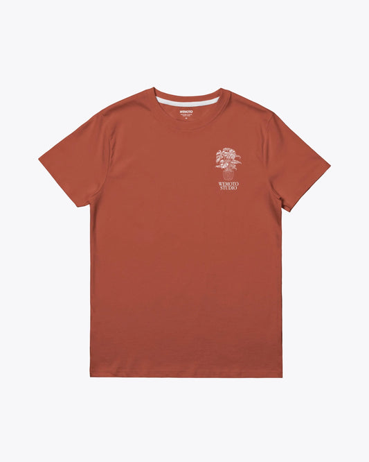 Camisetas de la marca Wemoto Unisex modelo Glasshouse Tee en color Heritage Brown (Marrón)